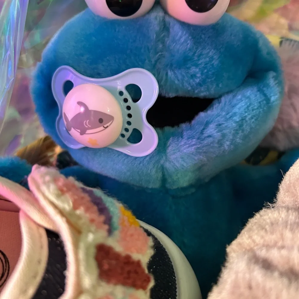 Infant Easter Basket – Vintage Cookie Monster, Booties,